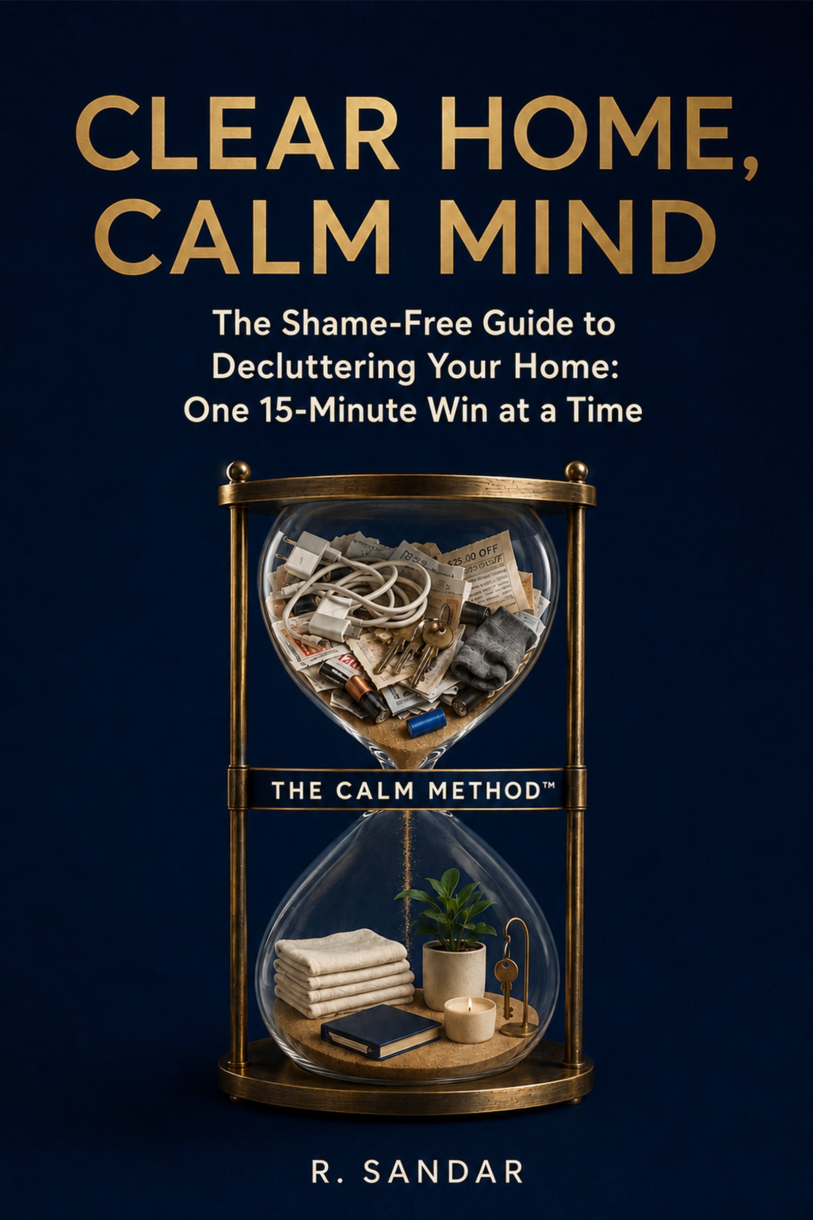 Clear Home, Calm Mind — book cover by R. Sandar